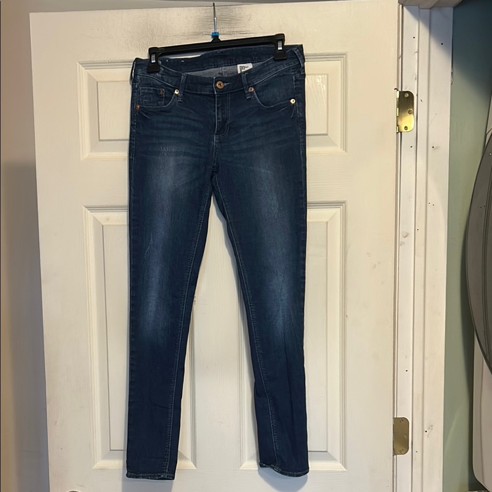 H&M Skinny Ankle Jeans Size 28 Blue Denim